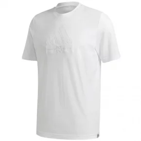 Pánské tričko M BB T GD3844 Bílá vzor - Adidas