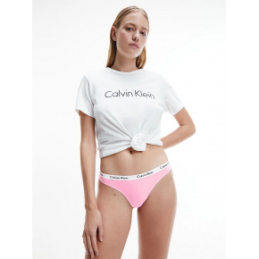 Dámské tanga D1617E -  V1U - Vínová - Calvin Klein