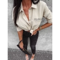 Dámská košile 286144 khaki - Ola Voga