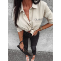 Dámská košile 286144 khaki - Ola Voga