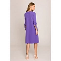 Šaty áčkového střihu S393 fialové - Stylove