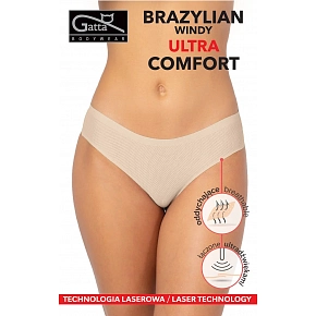 Dámské kalhotky brazilky 41670 Windy Ultra Comfort béžové - Gatta