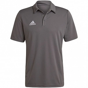 Pánské polo tričko Entrada 22 M H57486 tmavě šedé - Adidas Pánské polo tričko Entrada 22 M H57486 tmavě šedé - Adidas