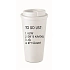 TO DO LIST:  BÝT ÚŽASNÝ - bílý termohrnek 475 ml