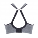 Podprsenka balkonetka Sports Balconnet charcoal marl 9441 melanž - Sculptresse