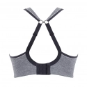 Podprsenka balkonetka Sports Balconnet charcoal marl 9441 melanž - Sculptresse