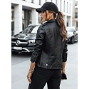 Dámská kožená bunda TY3893 černá -  FashionStreet