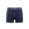 Pánské boxerky 3PACK 4277-1003 Tmavě modrá / šedá mix vzor - Mustang