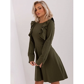 Dámské šaty EM SK HW 20 395.34P khaki - Lily Rose Dámské šaty EM SK HW 20 395.34P khaki - Lily Rose