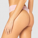 Dámská tanga QF6047E 7Z2 růžová - Calvin Klein