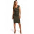 Dámské šaty S174 khaki - Stylove