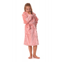 Dětský župan Siena s kapucí 9156 pink pearl - Vestis