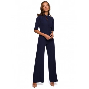 Dámský elegantní overal  S243 tmavě modrý - Stylove