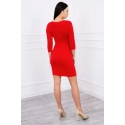 Přiléhavé šaty 8318 červené - Kesi