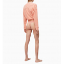 Tanga QD3636E-CHM meruňková - Calvin Klein