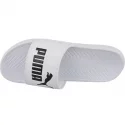 Pánské pantofle Slipper Popcat U 360265-12 bílé - Puma