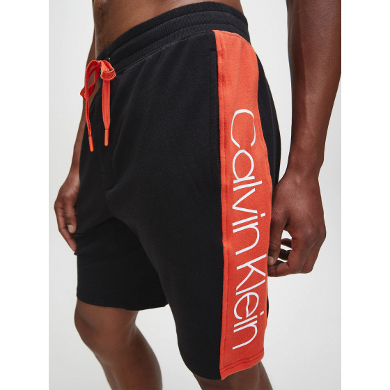 Pánské pyžamové šortky NM1800-001 černočervená - Calvin Klein