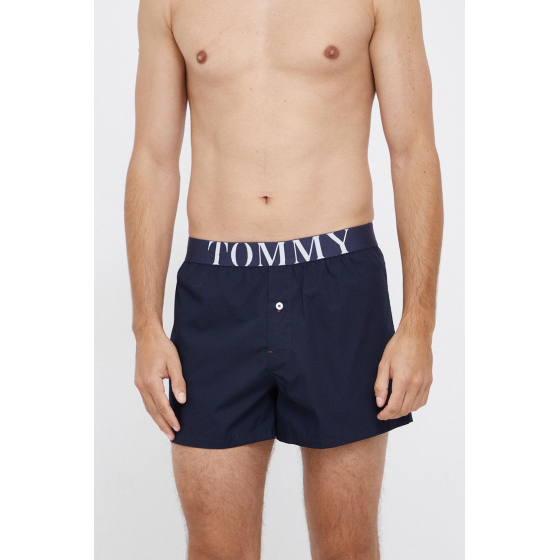 Pánské šortky na spaní UM0UM02394 - 0G1 - Tmavě modrá - Tommy Hilfiger