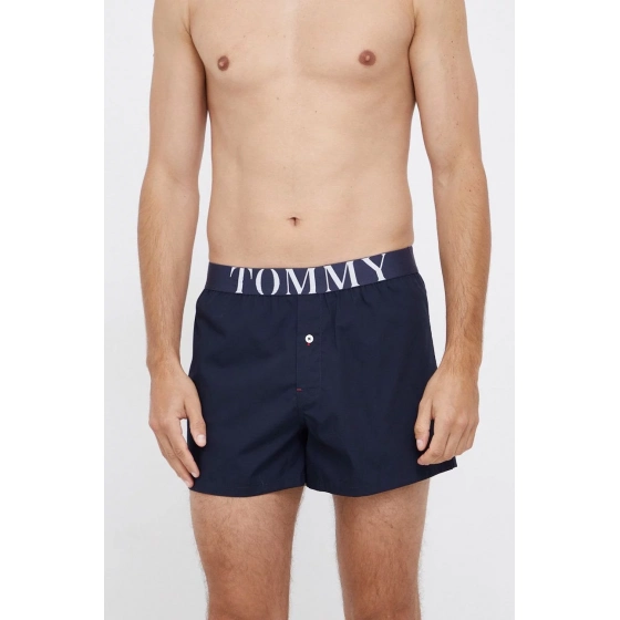 Pánské šortky na spaní UM0UM02394 - 0G1 - Tmavě modrá - Tommy Hilfiger