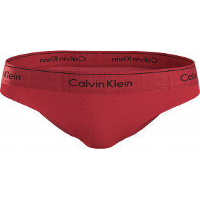 Dámské kalhotky BIKINI 000QF7451E XAT červené - Calvin Klein