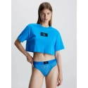 Dámský top QS6946E CC4 modré - Calvin Klein