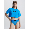 Dámský top QS6946E CC4 modré - Calvin Klein