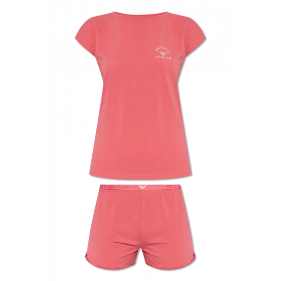 Dámské pyžamo 164794 4R223 05373 korálové - Emporio Armani