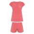 Dámské pyžamo 164794 4R223 05373 korálové - Emporio Armani