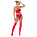 Sexy Latexlook Hotpants se zipem - Koucla