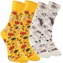 Pánské ponožky Pizza vícebarevné - Crea Socks