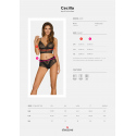 Smyslný set Cecilla top & shorties - Obsessive