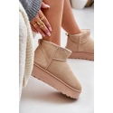 Dámské sněhové boty na platformě 20216-F Světle béžová - Xamella