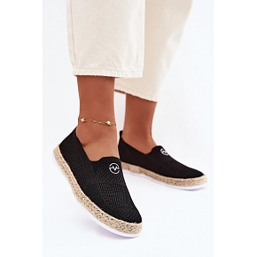 Dámské espadrilly 13659 černé - Vinceza