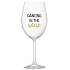 DANCING IN THE WINE - čirá sklenice na víno 350 ml