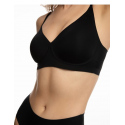 Dámská podprsenka soft Simple T-Shirt BRA Černá - Julimex