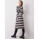 Dámský kabát LK PL 508300.96P černobílý - Lakerta