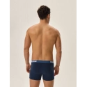 Pánské boxerky 3PACK Jarl 41930-MLC Jeans modrá vzor - Henderson