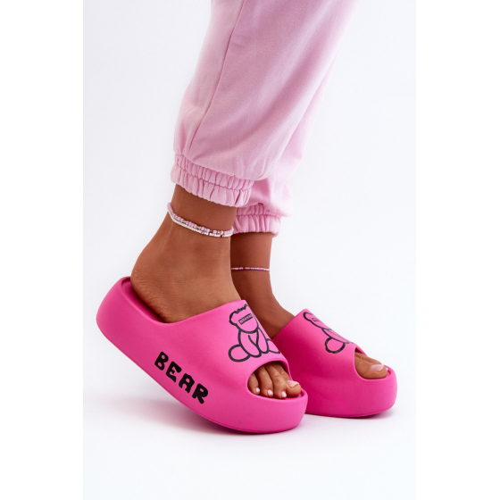 Pantofle  GB176 fuchsia - Step in style