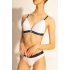 Krajková vyztužená podprsenka 164298 1P216 00010 bílá - Emporio Armani