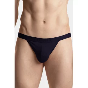 Pánské erotik slipy-tanga Jock strap MP-1571 Tmavě modrá - Atlantic
