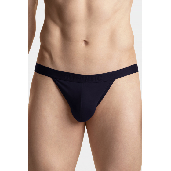 Pánské erotik slipy-tanga Jock strap MP-1571 Tmavě modrá - Atlantic