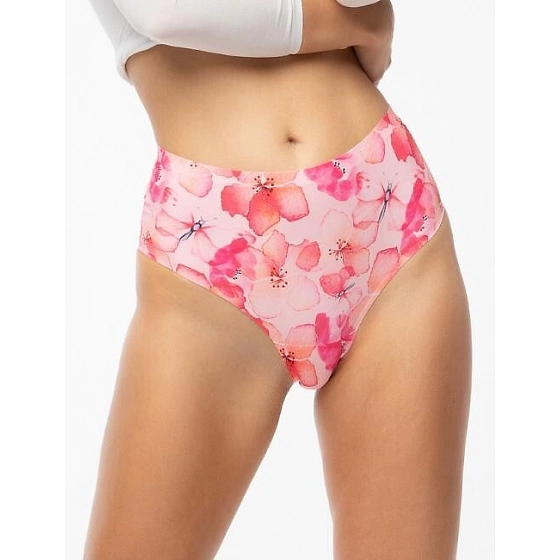 Dámské kalhotky Mallow Simple Brasil Maxi růžové - Julimex