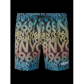 Pánské plavecké šortky KM0KM00427-0GL vícebarevná - Calvin Klein