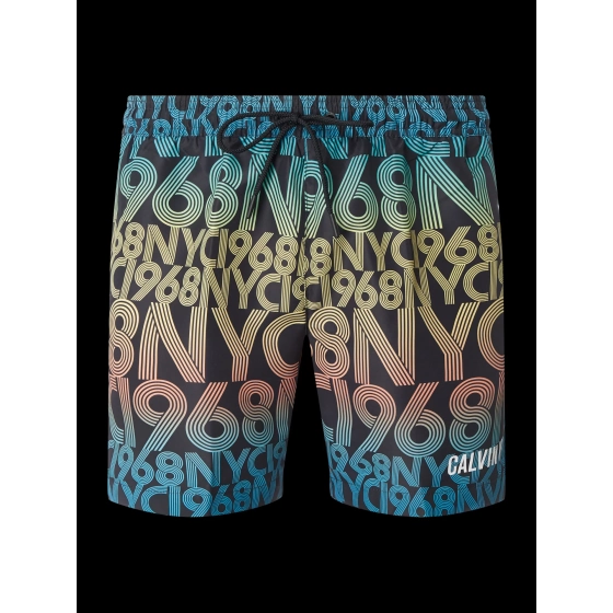 Pánské plavecké šortky KM0KM00427-0GL vícebarevná - Calvin Klein