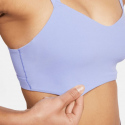 Dámská podprsenka Dri-FIT Alate Trace W DO6608-569 fialová - Nike