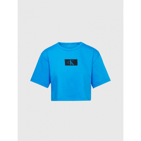 Dámský top QS6946E CC4 modré - Calvin Klein