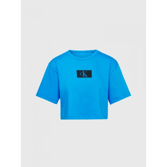 Dámský top QS6946E CC4 modré - Calvin Klein