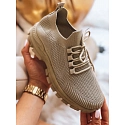 Dámské ponožkové tenisky ZY0345 khaki - FashionStreet 