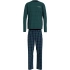 Pánské pyžamo UM0UM03130 0WP zelené káro - Tommy Hilfiger