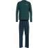 Pánské pyžamo UM0UM03130 0WP zelené káro - Tommy Hilfiger